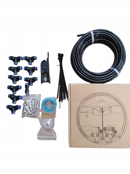 KURTYNA WODNA ZRASZANIE MGIEŁKA OGRODOWA KLIMA 10m