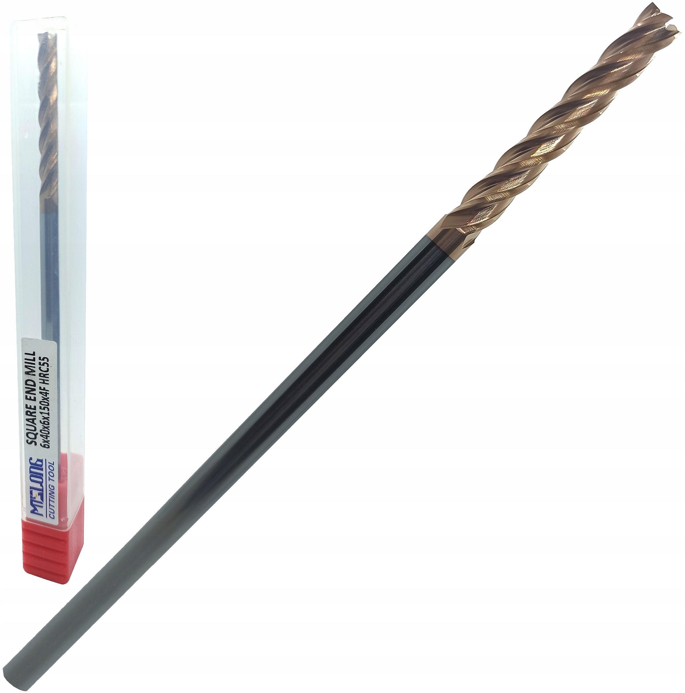 Frez Węglikowy Vhm Mts fi 6mm 150L długi 55HRC 4P