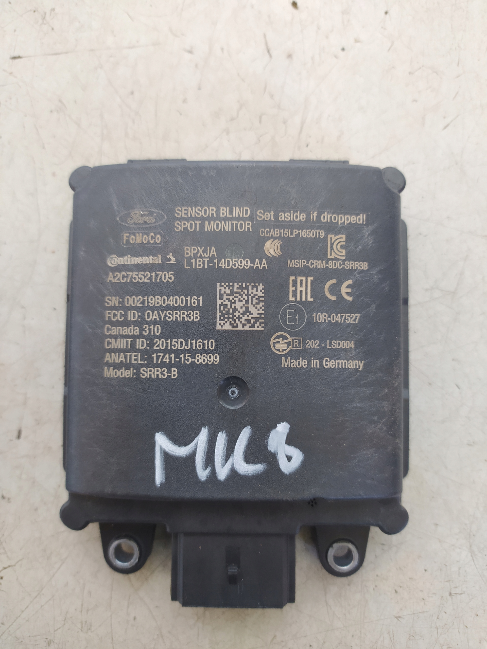 FORD FIESTA MK8 BLIS CZUJNIK MARTWEGO POLA