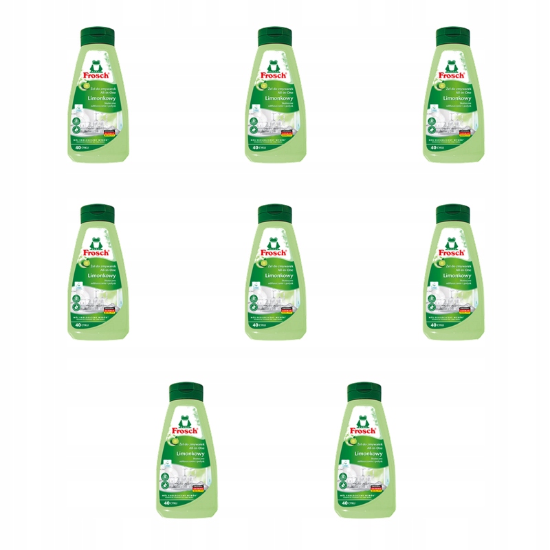 Frosch Limetkový gel do myčky nádobí 650 ml X8