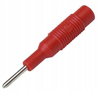 Adapter - gniazdo izolowane 4mm / wtyk kołkowy 2mm