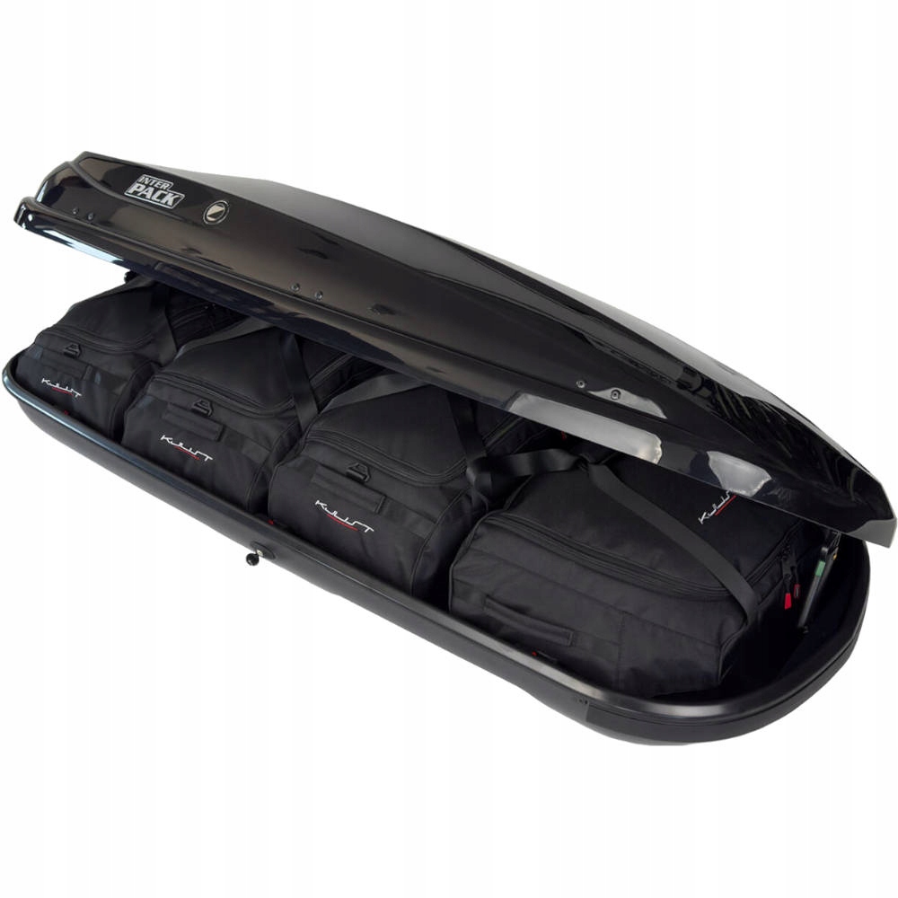 Zestaw toreb KJUST torby do boxa dachowego bagażnika INTERPACK ZENITH 6.6