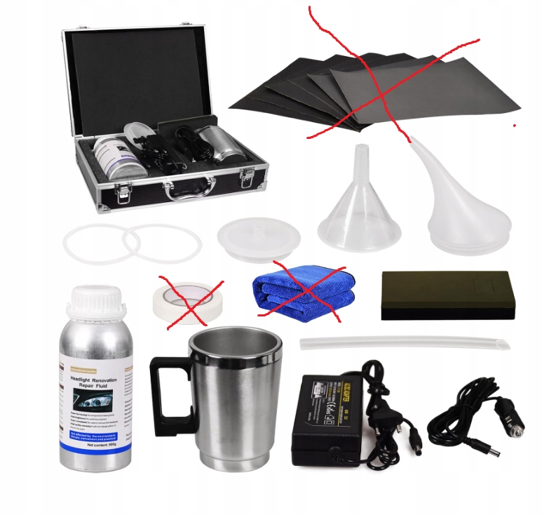 Zestaw do polerowania reflektorów TTRCB