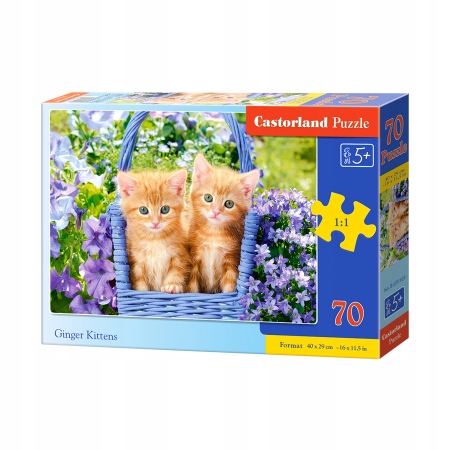 

Castorland Puzzle 70 el. Ginger Kittens