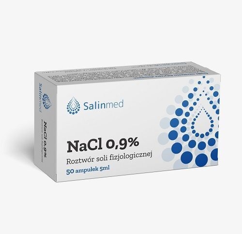 

Salinmed Sól fizjologiczna 0.9% NaCl 50amp x 5ml