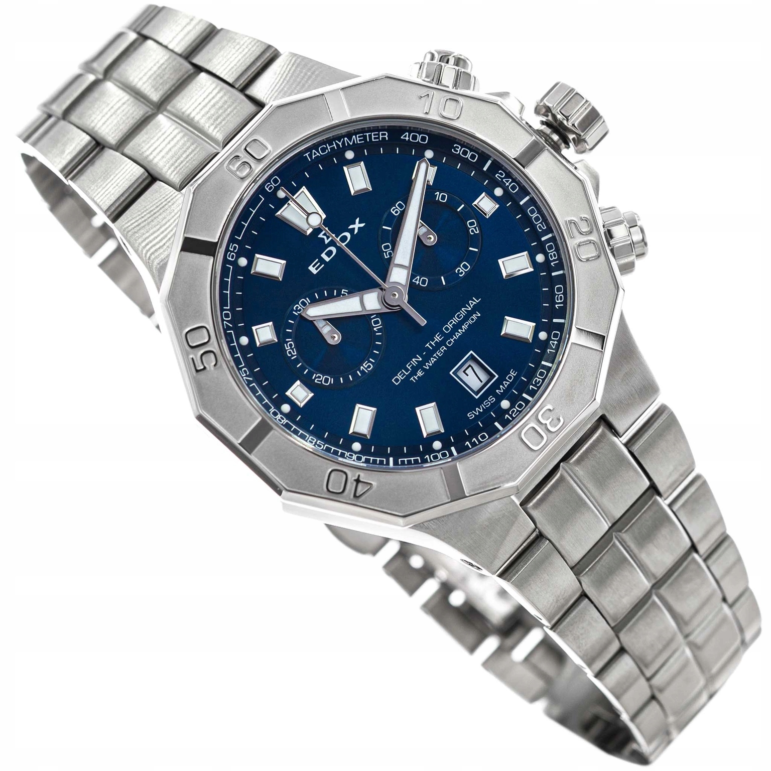 Pánské Hodinky Edox 10113 3 M Buin Delfin The Original Chronograph 20ATM