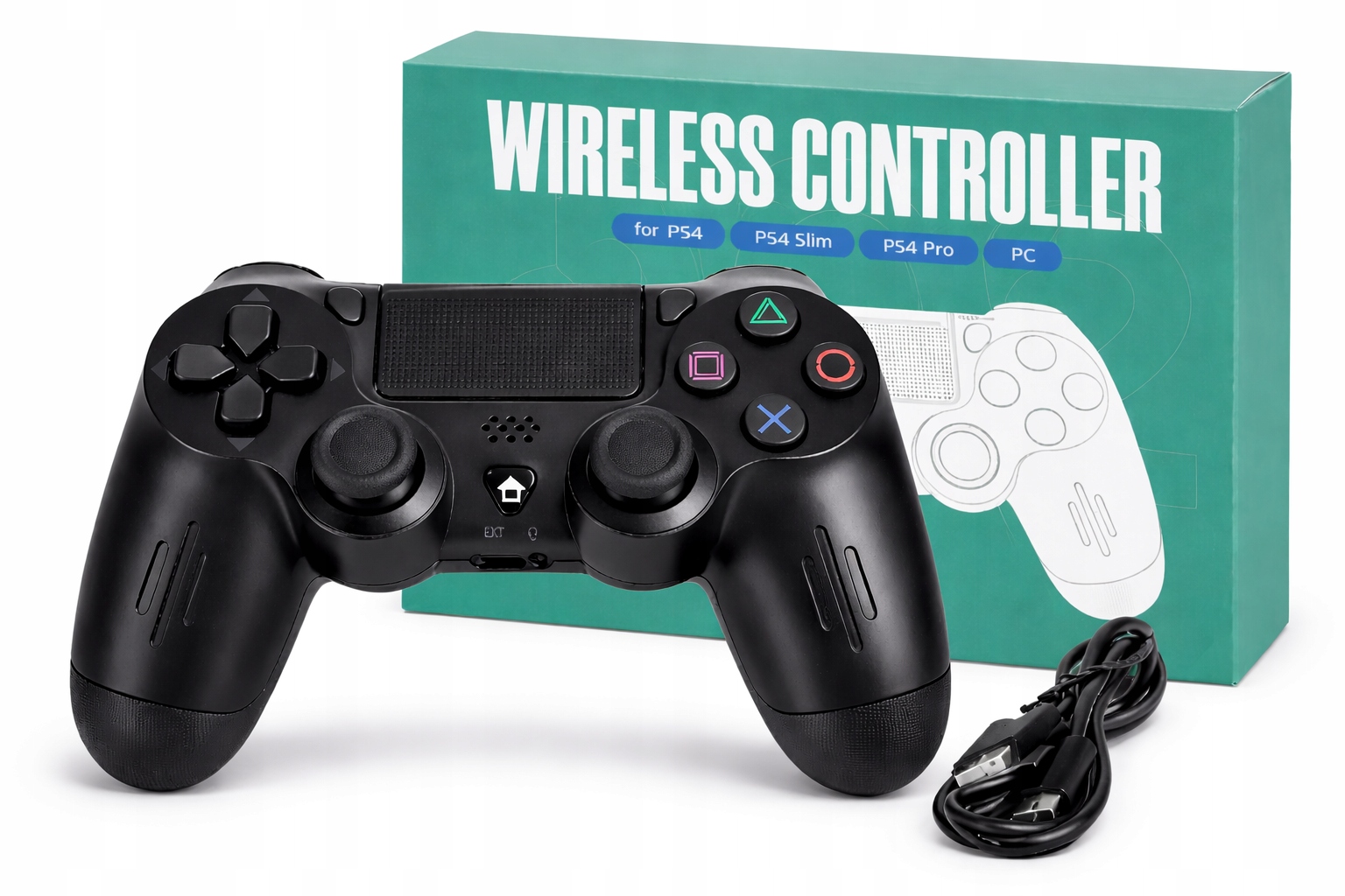 Bezprzewodowy Pad Do PS4 Doubleshock Black Czarny