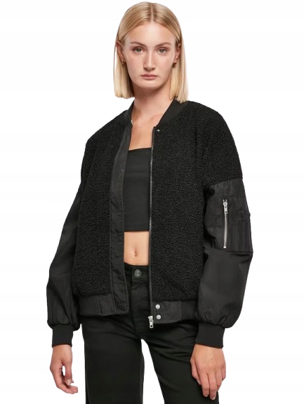 Urban Classics Dámská Bunda Černá Na Zip S Jmh