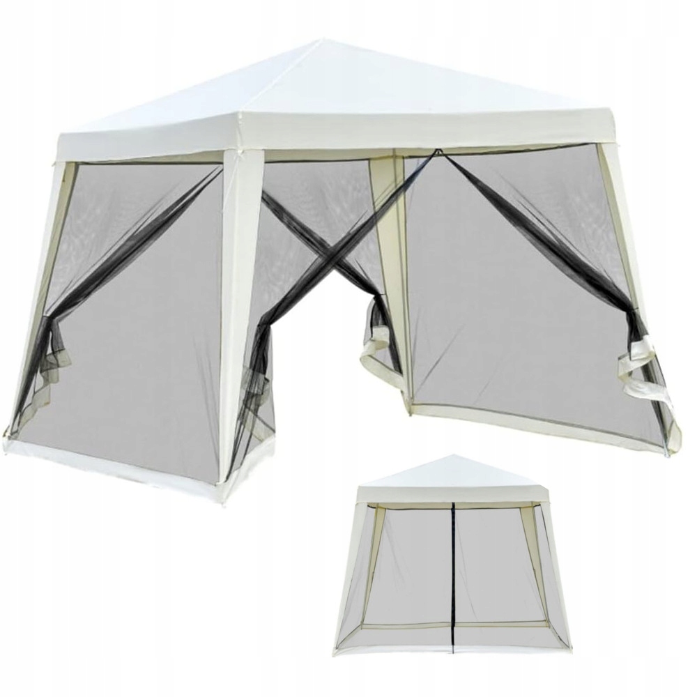 Stan Zahradní Pavilon 3x3 m Altán 4 Stěny Moskytiéra Na Zámek