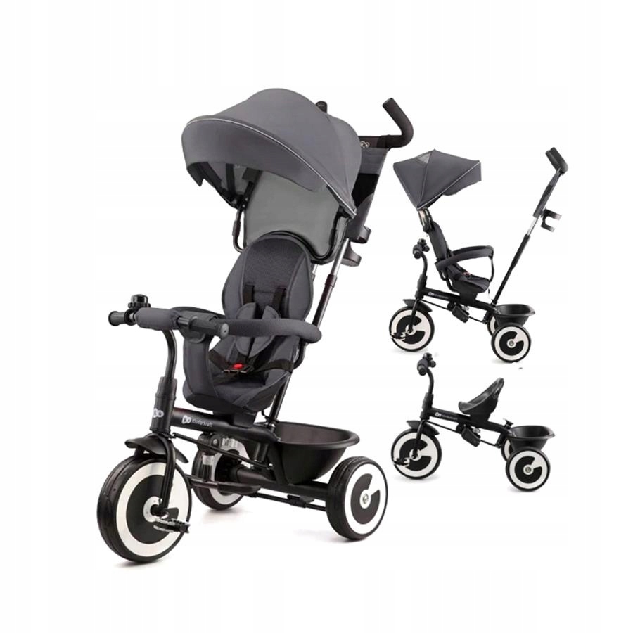 Kinderkraft Rowerek Trójkołowy Aston Przód-tył Dla Dziecka 1-5 Lat Napęd