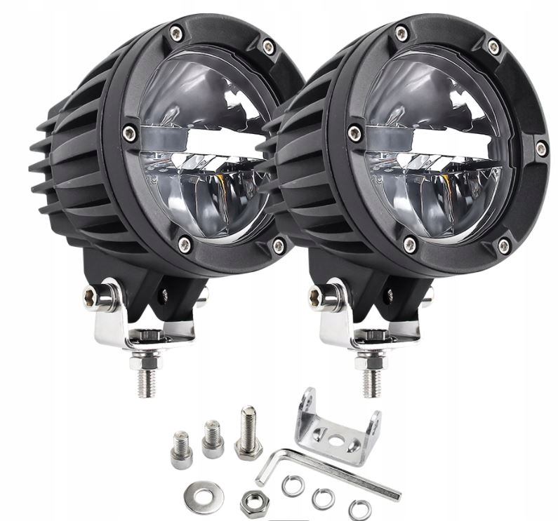 DetoxledLL60 - Джип светодиодный рабочий светильник 60 Вт длинный короткий свет