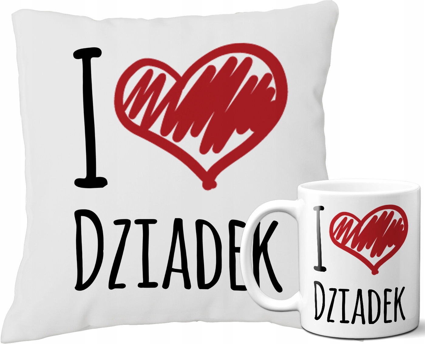 

Poduszka + Kubek - Prezent Dzień Babci Dziadka