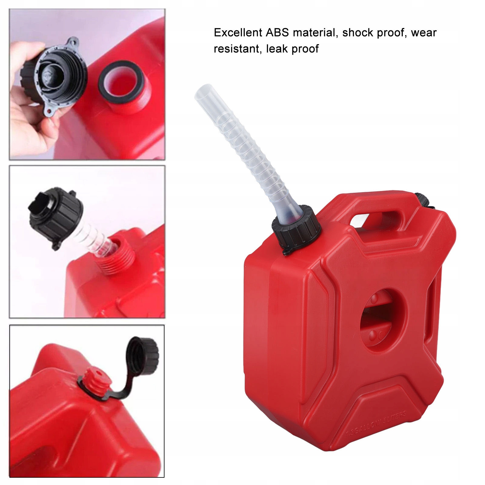 PUSZKI DO PRZECHOWYWANIA BENZYNY 5L DUŻA POJEMNOŚĆ PRZENOŚNOŚĆ Stan opakowania oryginalne