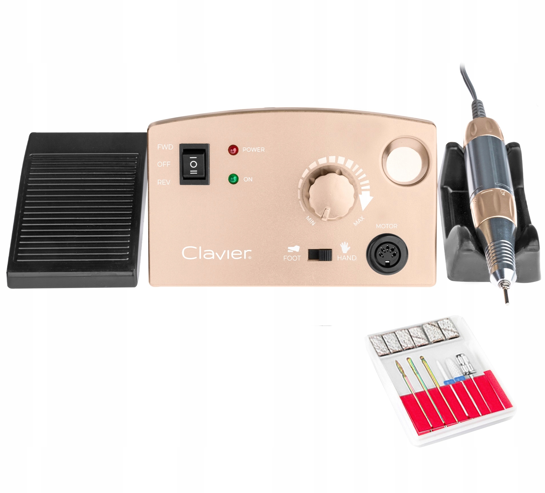 40W FREZARKA PROFESJONALNA DO MANICURE + FREZY Model DM-211