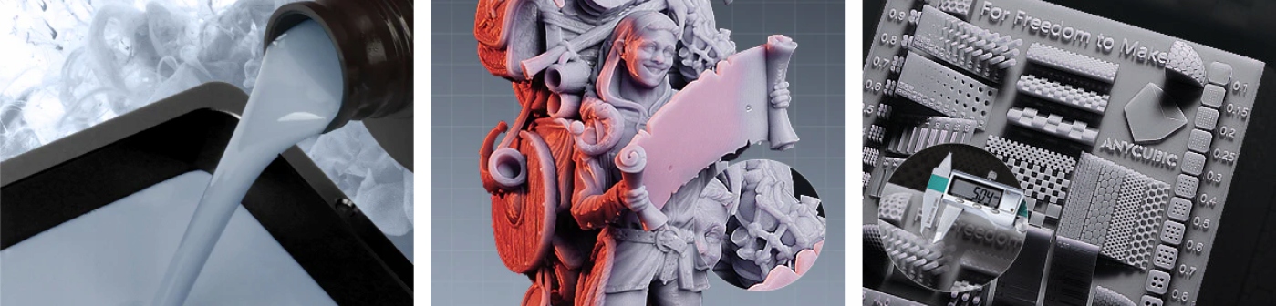 Żywica UV Anycubic Standard Basic White Biała 1l 1kg EAN (GTIN) 5905071001169