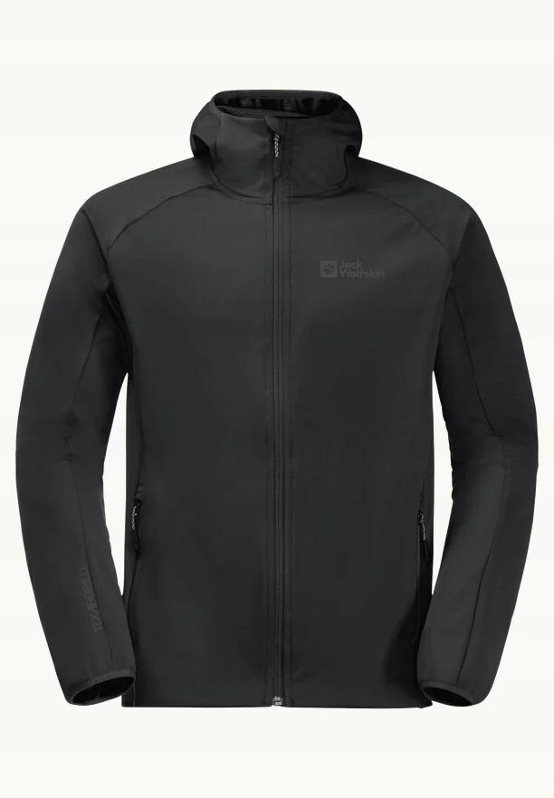 Bunda Jack Wolfskin Feldberg Hoody M Black 1306922-6000 r.XL