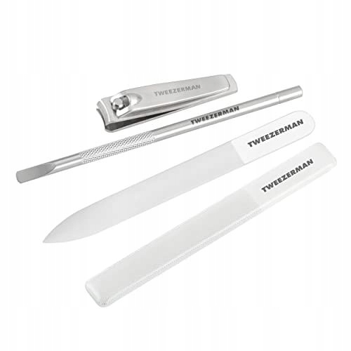 Tweezerman Manikúrní Sada Se Skleněnými Pilníky, Skleněná Manikúrní Sada