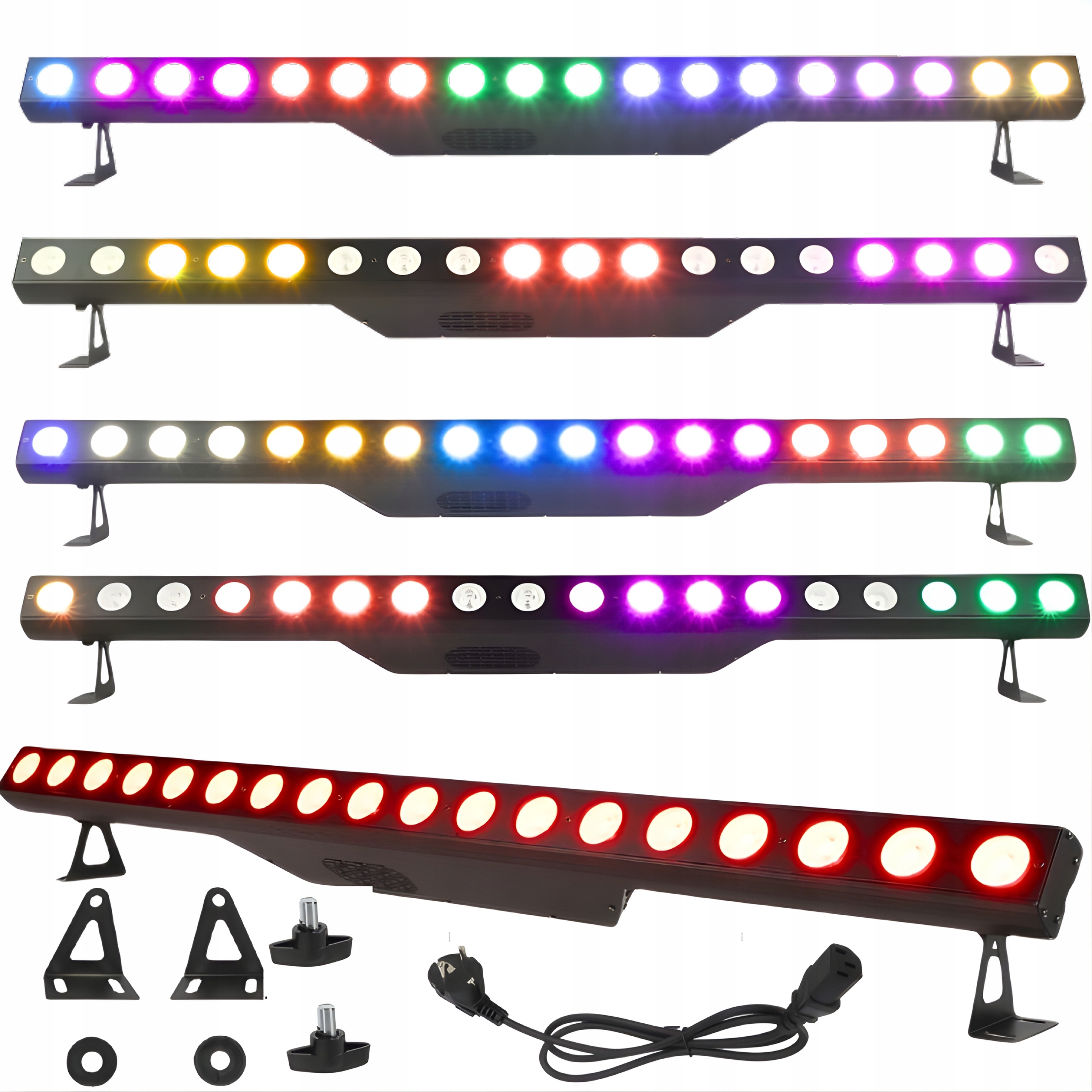 Osvětlovací Lišta Led Nosník Scénické Led Osvětlení Bar 18x8W Rgbw