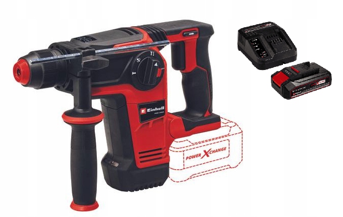 Einhell Příklepové Kladivo Tp-hd 18/26Li Bl 4514265 Sada Akumulátor 2,5AH E-box