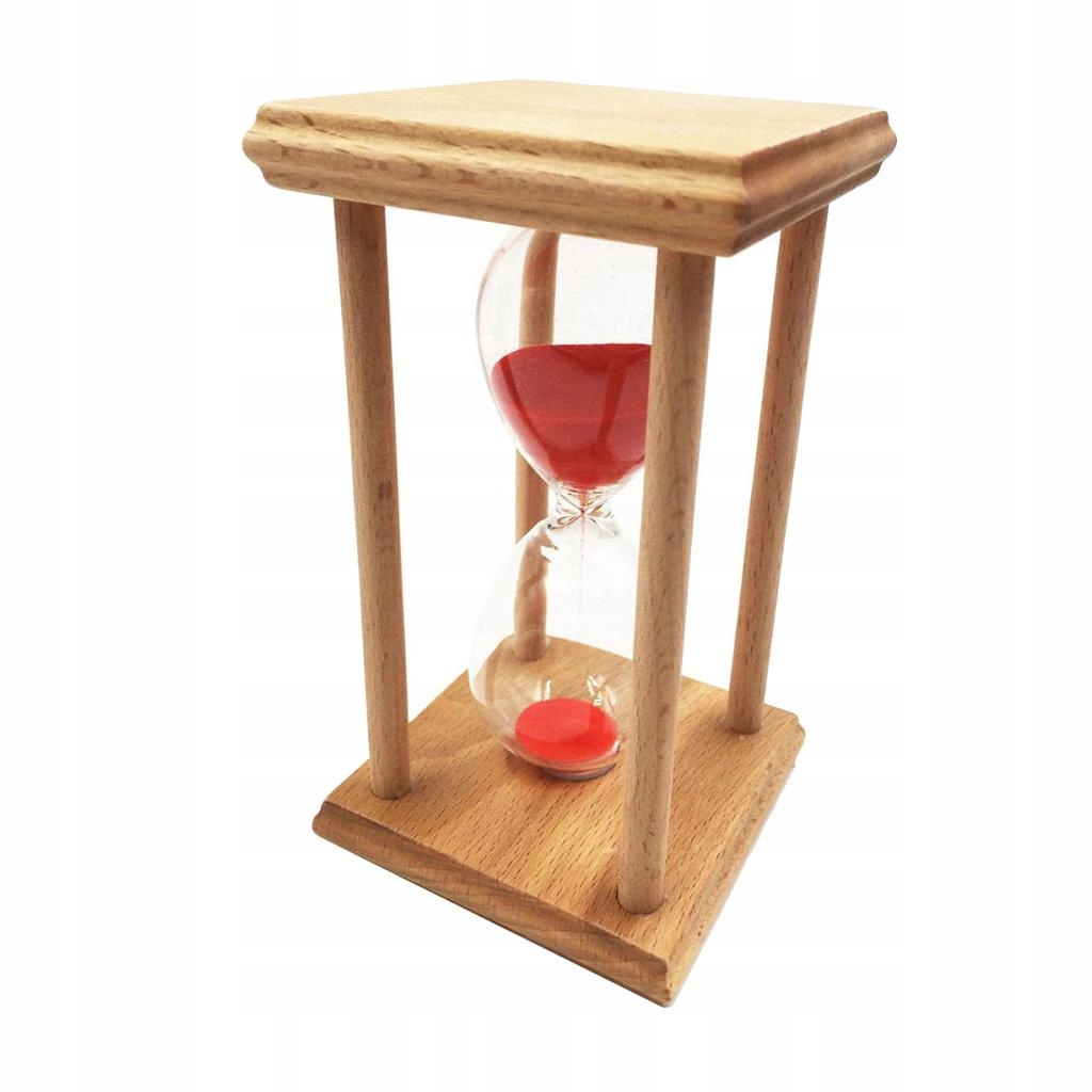 30 min Zegar Piaskowy Klepsydra Drewniany Zegar Pi Rodzaj inny