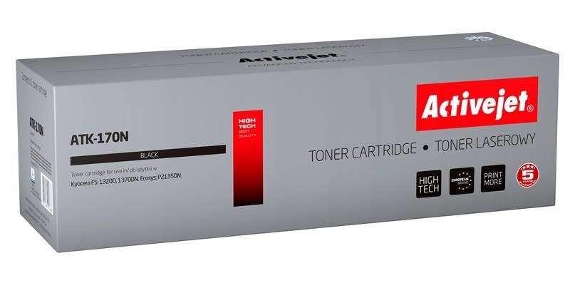 Activejet ATK-170N Toner (zamiennik Kyocera TK-170; Supreme; 7200 stron; cz