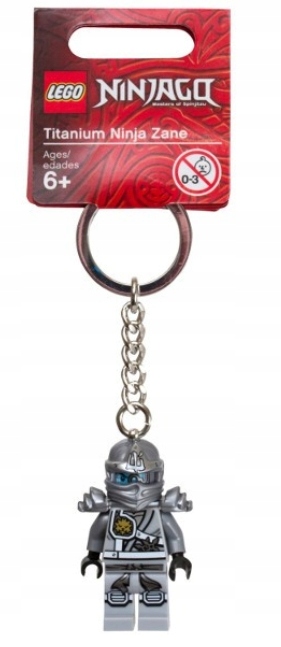 Lego Přívěsek Na Klíče Titanium Ninja Zane Ninjago 851352 Nový Unikát