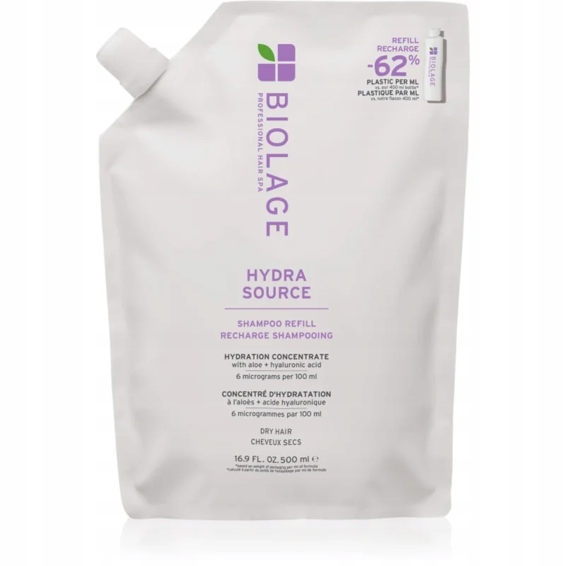 Biolage HydraSource Refill šampon 500 ml