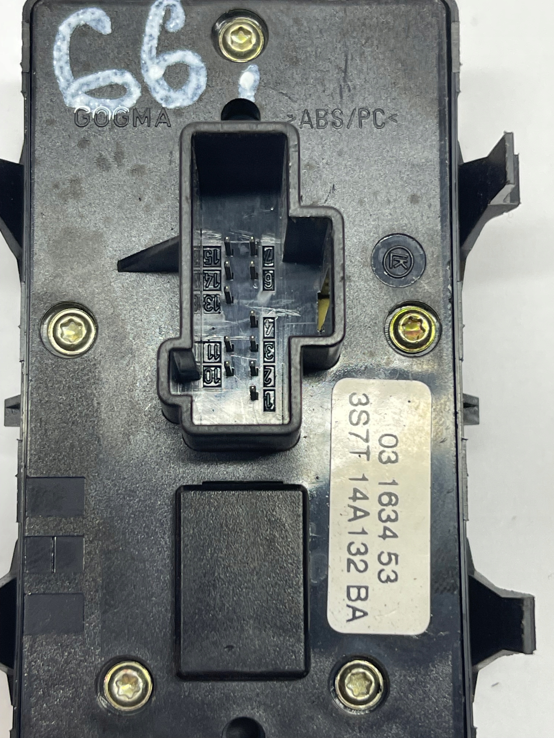 window control switch FORD MONDEO MK III 3S7T14A132 BA