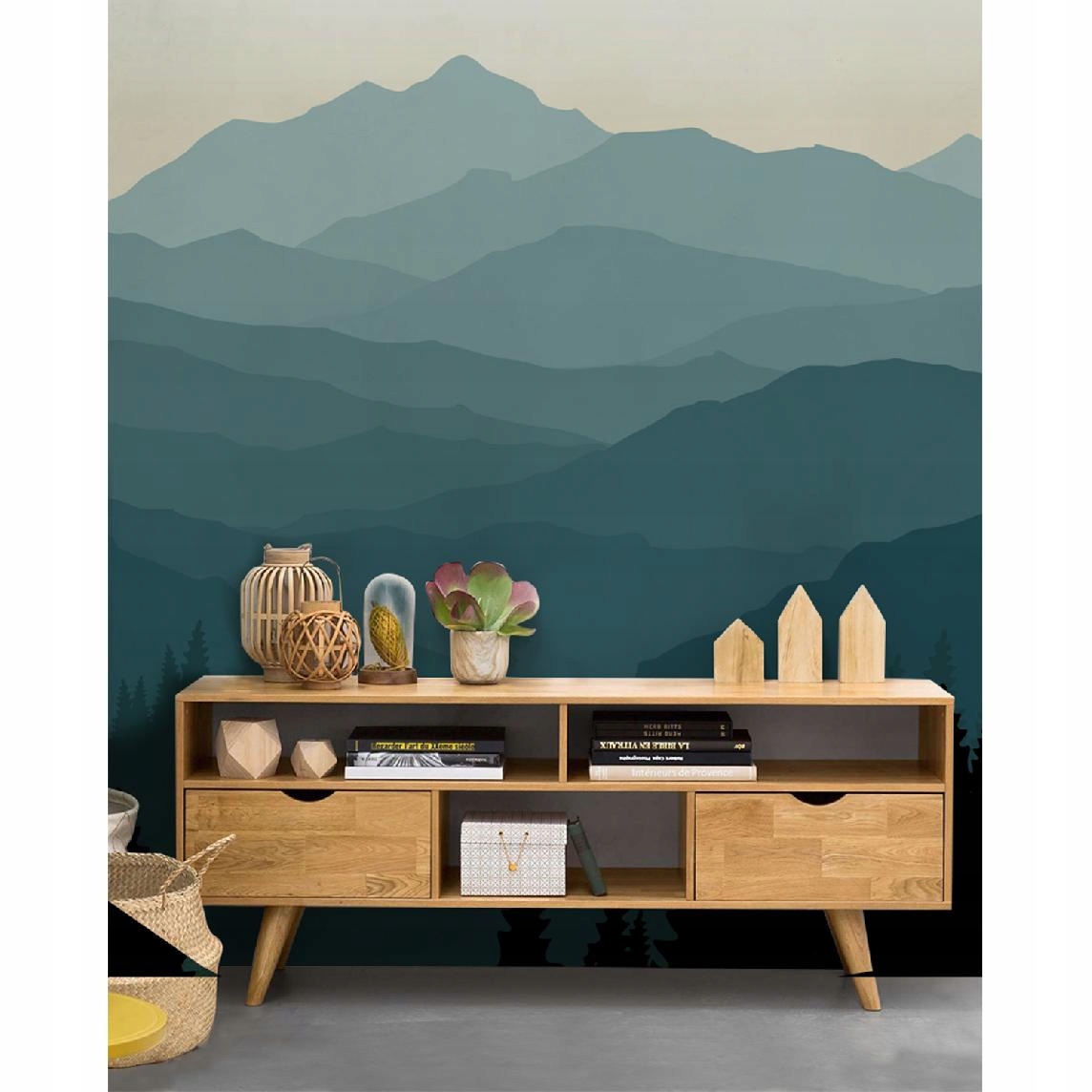 

Fototapeta na ścianę Góry mroczne drzewa 152x104cm