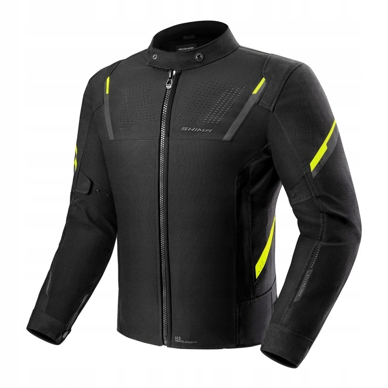 Textilná motocyklová bunda Shima Rush 3.0 G2 Fluo žltá fluo Darčeky