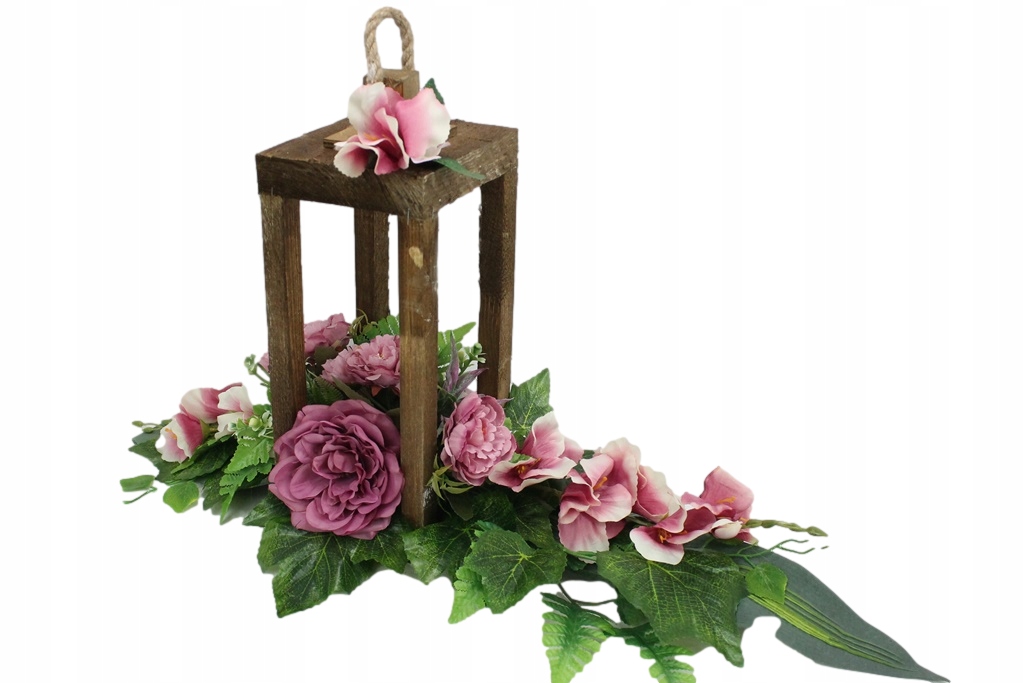 

Lampion wiązanka nagrobna kompozycja stroik grób