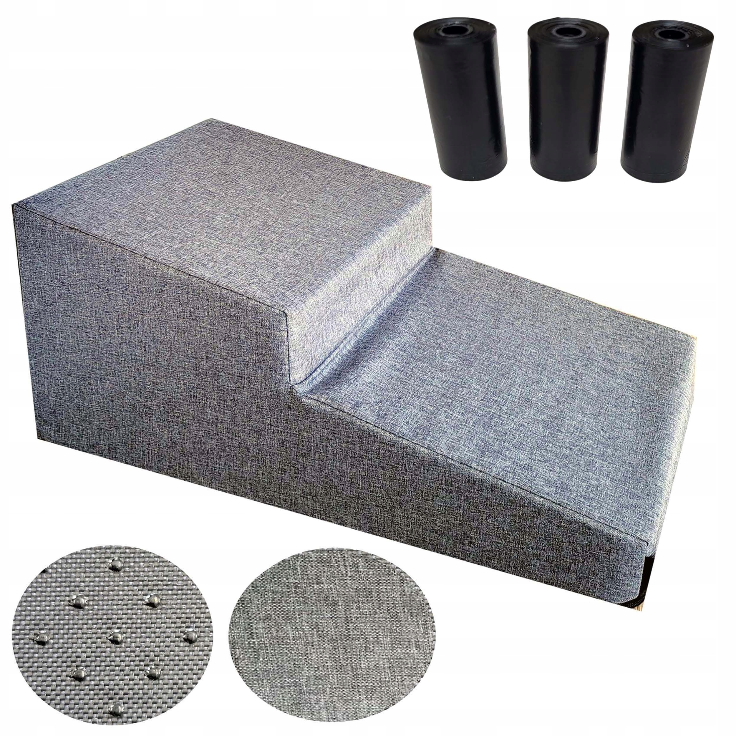 Levně Schody pro psa Sklon 2 Stupně 30 cm rampa plošina Stabilní