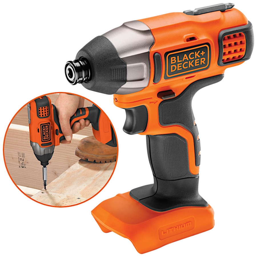 

Zakrętarka udarowa 18V 155Nm Black Decker BDCIM18N