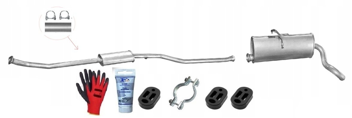 Citroen Berlingo 1.1 1.4 1.6 (2000-2003) Tlumiče sada+bonus