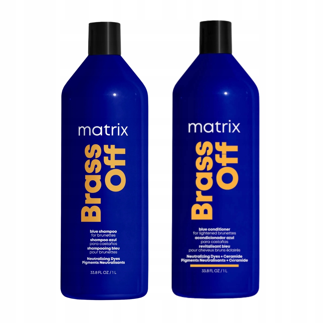 Sada Matrix Brass Off Šampon a kondicionér neutralizující oranžové tóny