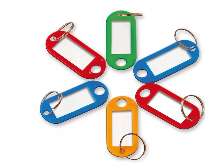 

Zawieszki do kluczy 6 sztuk Tetis GB200-M