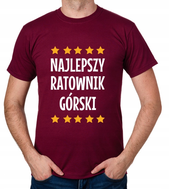 

koszulka Najlepszy Ratownik Górski prezent
