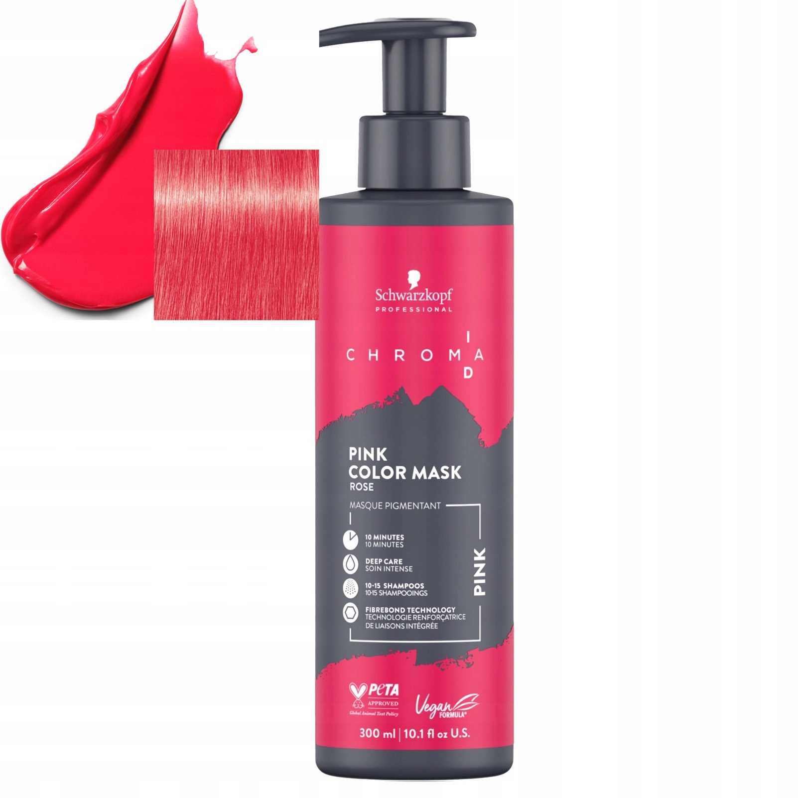 Chroma ID Pink Barvící maska na vlasy růžová 300 ml