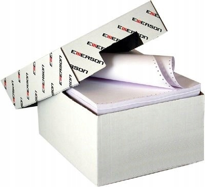 Papier do drukarki igłowej (składanka) Emerson (1+0) 240x1x12" 60g 2000 s