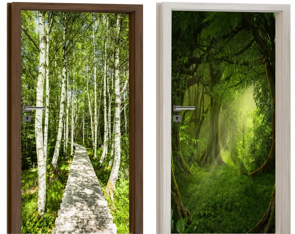 NAKLEJKA na DRZWI Meble Fototapeta Okleina