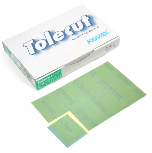 

Kovax Tolecut Stick-on Papier Ścierny Green P2000
