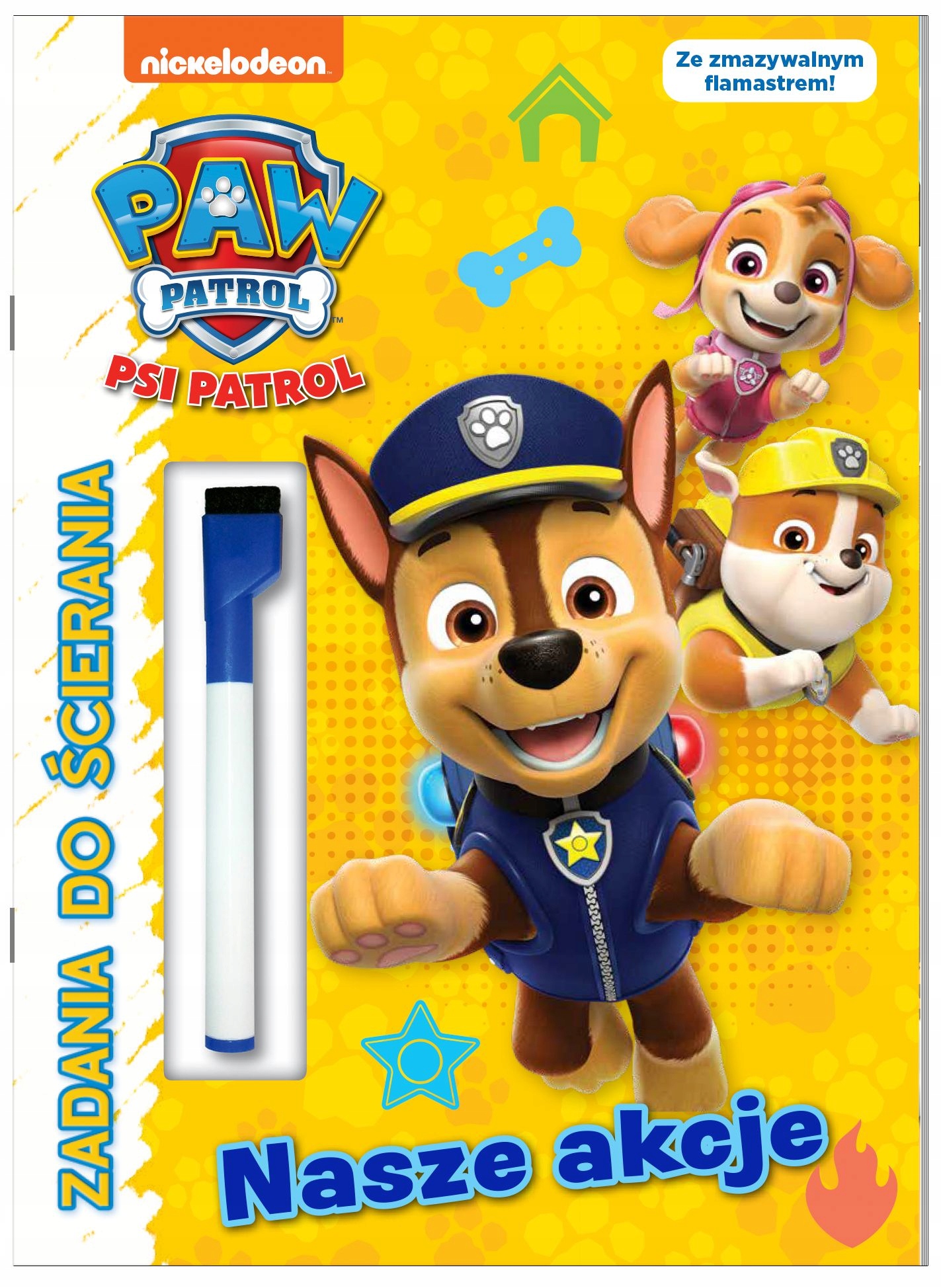 

Psi Patrol Zadania do ścierania Nasze akcje