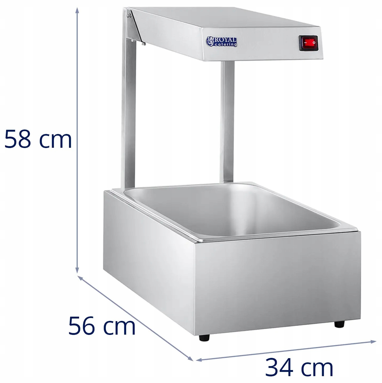 Podgrzewacz do potraw lampa grzewcza 500W ROYAL CATERING RCWB-500 10010288