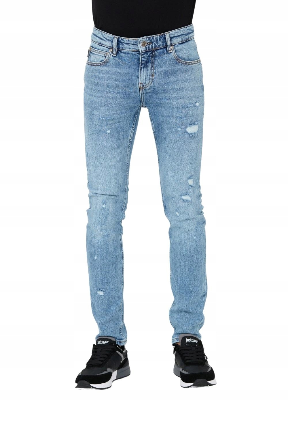 Just Cavalli Modré džíny Slim Chain 31