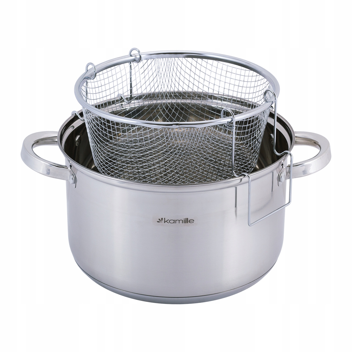

Garnek 24 cm 6,5L+SITKO do Frytek Makaronu Kamille