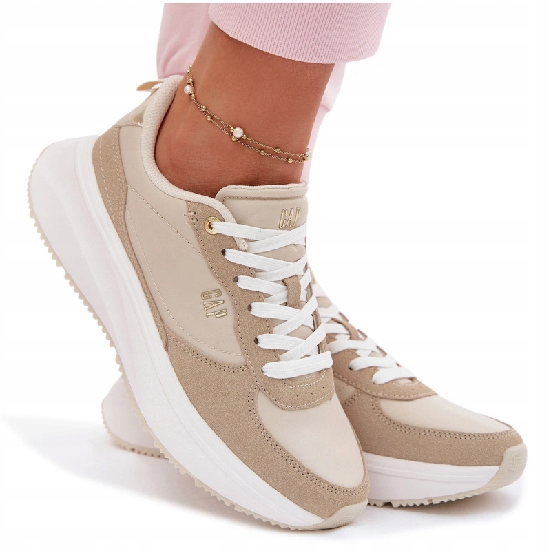 Dámské Tenisky Na Platformě Gap Penelope GPW6155300049 Béžové 38