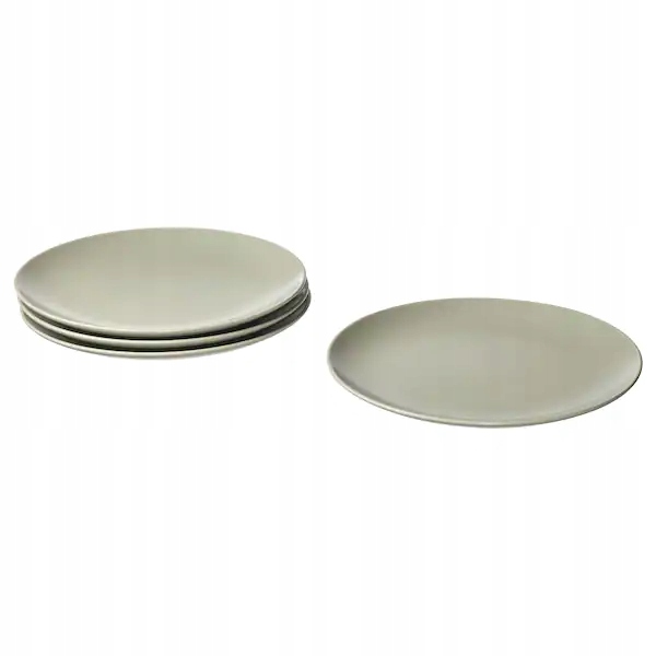 

Ikea Fargklar Talerz matowy zielony 26 cm 4szt