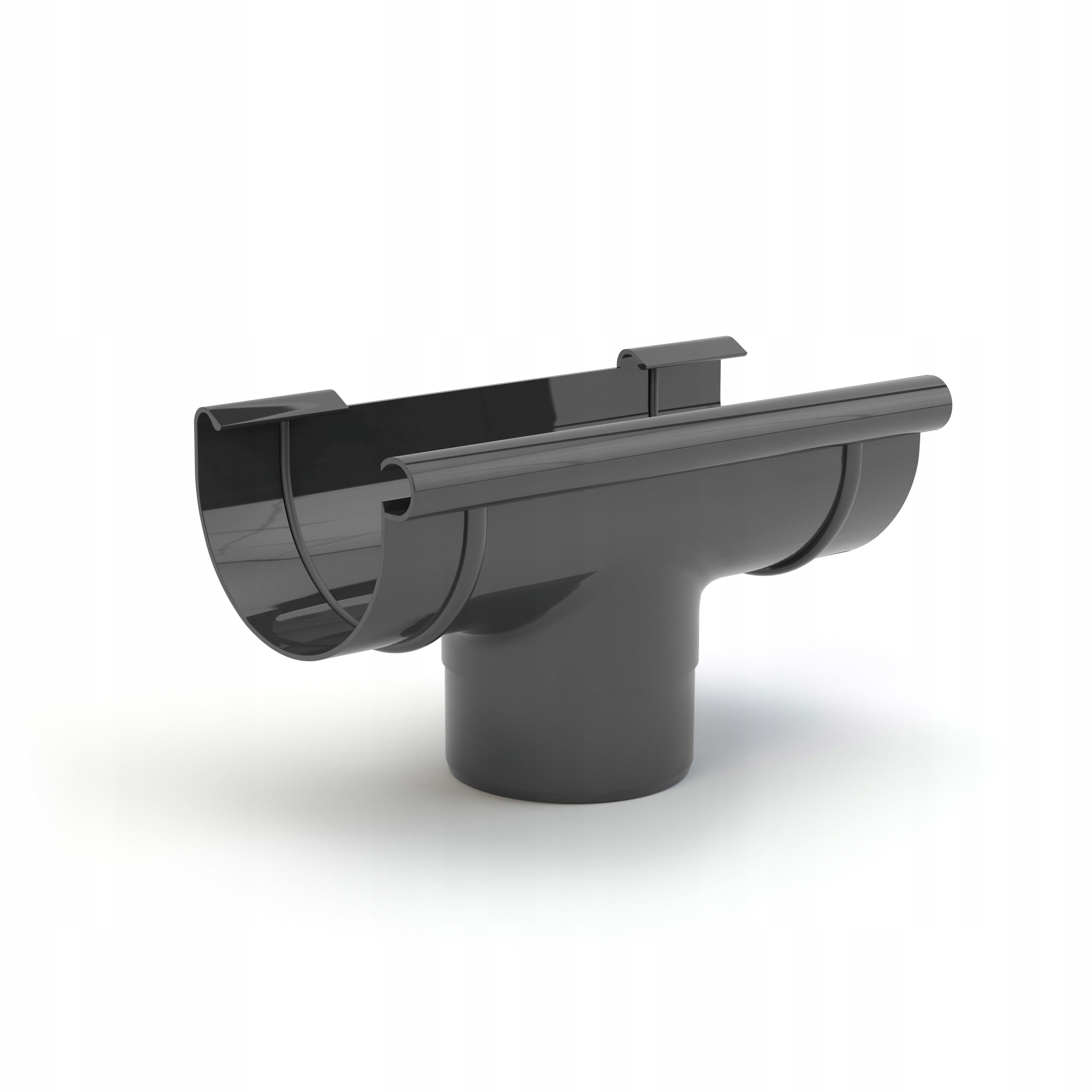 GAMRAT PVC LEJ SPUSTOWY 125/90 ANTRACYT 7016