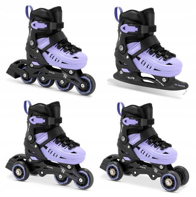 Rolki regulowane 4w1