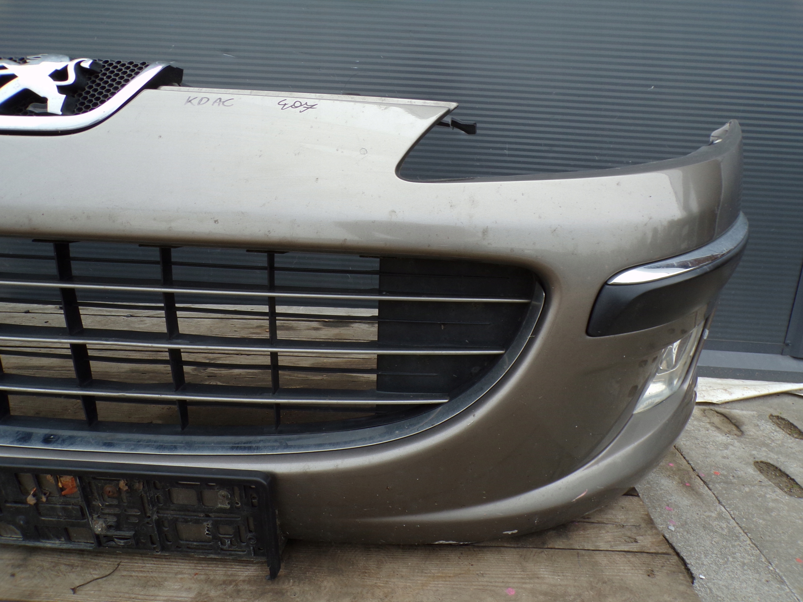 front bumper front PEUGEOT 407 colour KDAC complete